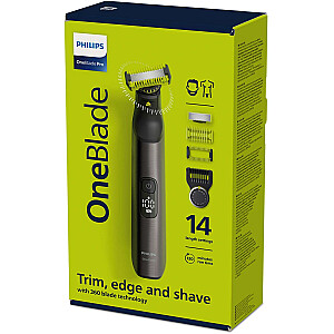 Philips OneBlade Pro Бритва с сеткой Триммер Chrome