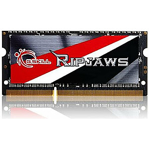 Память для ноутбука G.Skill Ripjaws, SODIMM, DDR3L, 8 ГБ, 1600 МГц, CL9 (F3-1600C9S-8GRSL)