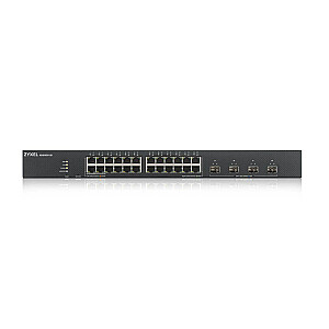 Zyxel XGS1930-28 Управляемый L3 Gigabit Ethernet (10/100/1000), черный