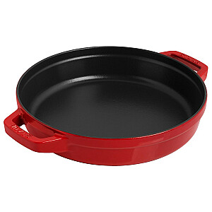 2 ketaus indų rinkinys su dangčiu STAUB 40508-384-0 - raudonas 24 cm