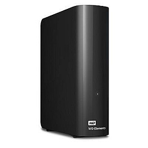 External HDD WESTERN DIGITAL Elements Desktop 6TB USB 3.0 Black WDBWLG0060HBK-EESN