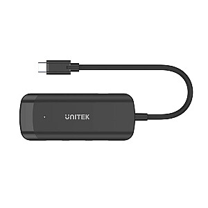 Unitek H1110B USB-C Active Hub, 3 USB-A 3.1 prievadai, HDMI 4K30HZ