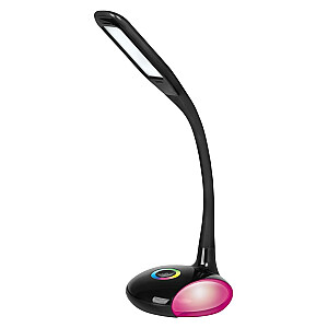Activejet VENUS BLACK LED stalinis šviestuvas su RGB pagrindu