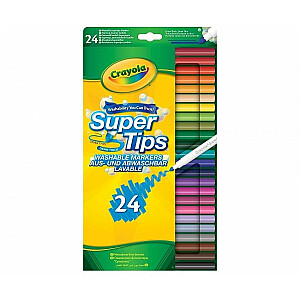 Plaunami žymekliai Crayola 24 spalvos (268854)