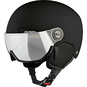 ЗИМНИЙ ШЛЕМ ALPINA ARBER VISOR Q LITE ЧЕРНЫЙ МАТОВЫЙ 54-58