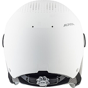 ЗИМНИЙ ШЛЕМ ALPINA ARBER VISOR Q-LITE БЕЛЫЙ МАТОВЫЙ 54-58