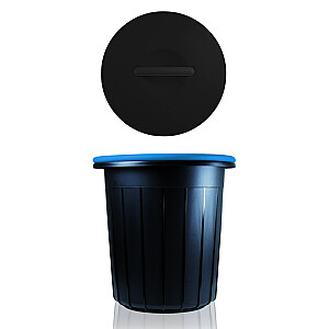 Контейнер для мусора Ecosolution 16L 33x33x33.5см тёмно-серый/синий
