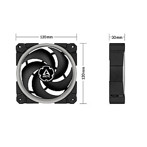 ARCTIC BioniX P120 A-RGB Оптимизированный по давлению 120-мм вентилятор с A-RGB