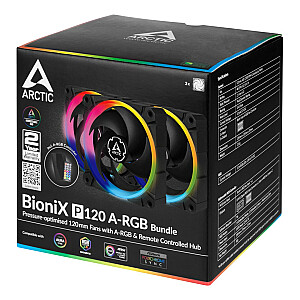 ARCTIC BioniX P120 A-RGB Оптимизированный по давлению 120-мм вентилятор с A-RGB