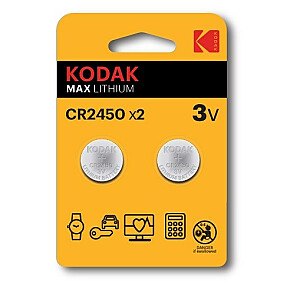 Kodak CR2450 Одноразовая батарея Литиевая