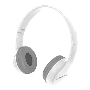 Esperanza EH222W Bluetooth ausinės Galvos juostelė, balta