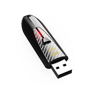 „Silicon Power Blaze B25“ USB atmintinė, 256 GB USB tipo A 3.2 Gen 1 (3.1 Gen 1) Juoda