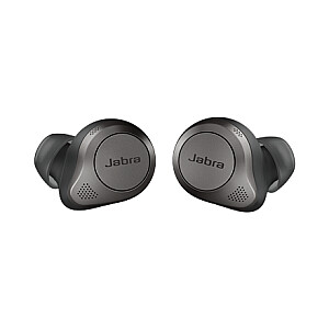 „Jabra Elite 85t“ ausinės, įmontuotas mikrofonas, juodos spalvos titano, „Bluetooth“, įdedamas į ausis, ANC