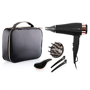 ETA Hair Care Gift Set ETA732090020 Fenité 2200 W, Number of temperature settings 3, Ionic function, Diffuser nozzle, Black Edition