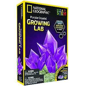 NATIONAL GEOGRAPHIC rinkinys Crystal Grow Purple, NGPCRYSTAL