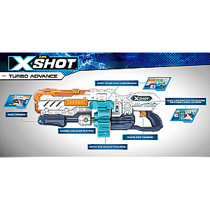 Игрушечная винтовка XSHOT Turbo Advance, 36136