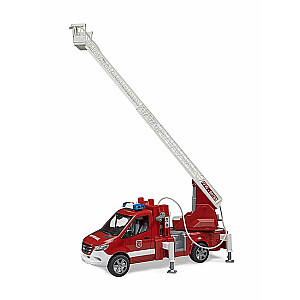 Пожарная служба BRUDER MB Sprinter с поворотной лестницей и насосом, 02673