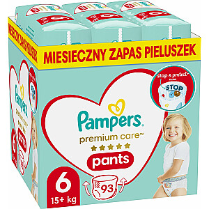 Sauskelnės Pampers Premium Care 6, 15+ kg, 93 vnt.