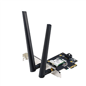 „Asus Wi-Fi“ adapteris, trijų juostų, „Wi-Fi 6E“ adapteris PCE-AXE5400 802.11ax
