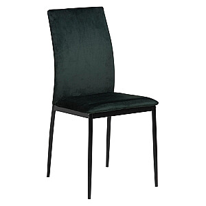 Fotelis DEMINA 43,5x53xH92cm juoda/tamsiai žalia 0000087008