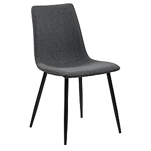 Kėdė WINNIE 45x56,5x85cm juoda/pilka 0000096503