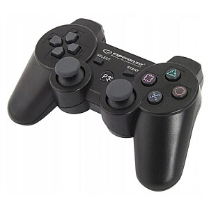 Esperanza EGG109K žaidimų valdiklis juodas Bluetooth vairasvirte Analog Playstation 3