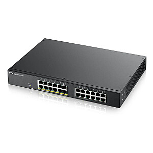 Zyxel GS1900-24EP Valdomas L2 Gigabit Ethernet (10/100/1000) Maitinimas per Ethernet (PoE), черный