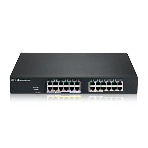 Zyxel GS1915-24EP Управляемый L2 Gigabit Ethernet (10/100/1000) Power over Ethernet (PoE) 1U Черный