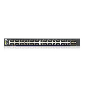 Zyxel XGS1930-52HP valdomas L3 Gigabit Ethernet (10/100/1000) Maitinimas per Ethernet (PoE), черный