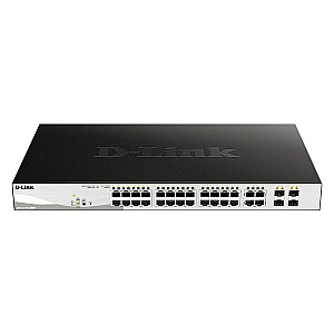D-Link jungiklis DGS-1210-28MP/E 28 prievadų Gigabit Ethernet PoE valdomas tinklo ryšys