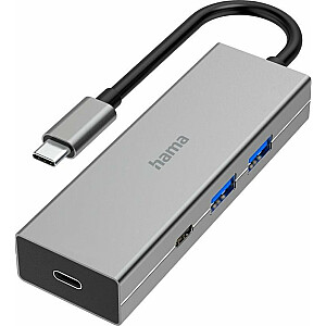 USB-концентратор Hama 2x USB-C + 2x USB-A 3.2 Gen1 (002001360000)