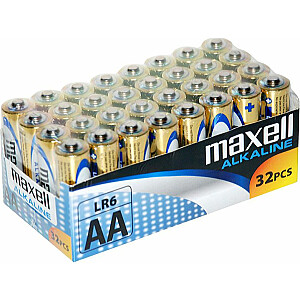 Baterija Maxell AA/R6 32 vnt.