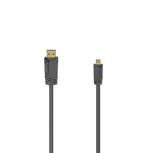 Hama HDMI Micro–HDMI kabelis 1,5 m, juodas (002050160000)