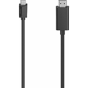 Hama USB-C į HDMI laidas 1,5 m juodas (002007180000)