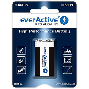 Šarminė baterija 6LR61 9V (R9*) everActive Pro
