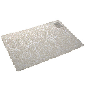 Stalo takelis 4Living Lace smėlio spalvos 30x45cm 614027