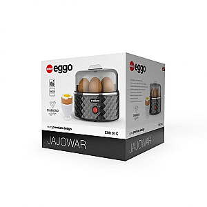 EM101C ELDOM Яйцеварка EGGO, 1-7 яиц, 380 Вт, регулируемая жесткость приготовления