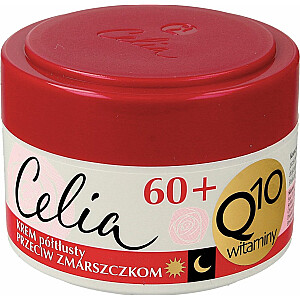 Veido kremas Celia Q10 Vitamins 60+ nuo raukšlių 50ml