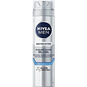 Skutimosi gelis Nivea MEN SILVER PROTECT 200 ml