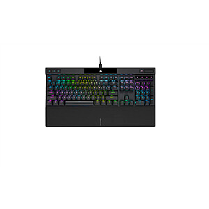 Corsair K70 PRO RGB žaidimų klaviatūra, RGB LED lemputė, NA, laidinė, juoda, optinė-mechaninė