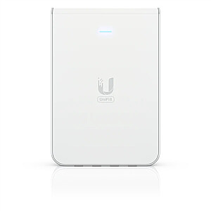 Ubiquiti WiFi 6 access point with a built-in PoE switch 	U6-IW 802.11ax, 2.4 GHz/5 GHz, 10/100/1000 Mbit/s, Ethernet LAN (RJ-45) ports 1, PoE in, Antenna type Internal