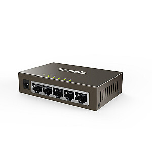 Tinklo jungiklis Tenda TEG1005D Gigabit Ethernet (10/100/1000) Pilka