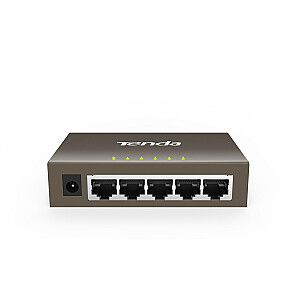 Tinklo jungiklis Tenda TEG1005D Gigabit Ethernet (10/100/1000) Pilka