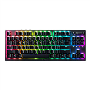 Razer Gaming Keyboard Deathstalker V2 Pro Tenkeyless RGB LED lemputė, JAV, belaidė, juoda, optiniai jungikliai (linijiniai)