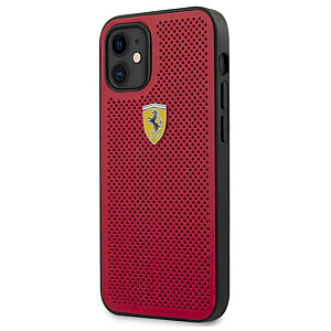 Ferrari FESPEHCP12SRE Off Track silikoninis dėklas, skirtas Apple iPhone 12 Mini Red