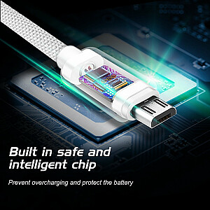 Swissten Textile Quick Charge Универсальный Micro USB Кабель данных 2m