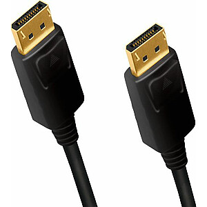 „LogiLink DisplayPort“ į „DisplayPort“ kabelis 1 m juodas (CD0100)