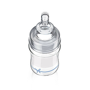 LOVI stiklinis buteliukas DIAMOND GLASS Baby Shower boy, 150 ml, 74/104boy