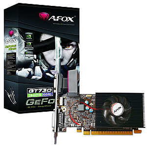AFOX Geforce GT730 1GB DDR3 64 bitų DVI HDMI VGA LP ventiliatorius AF730-1024D3L7-V1