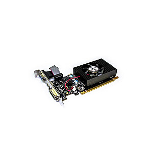 AFOX Geforce GT610 1GB DDR3 64 bitų DVI HDMI VGA LP ventiliatorius AF610-1024D3L7-V5